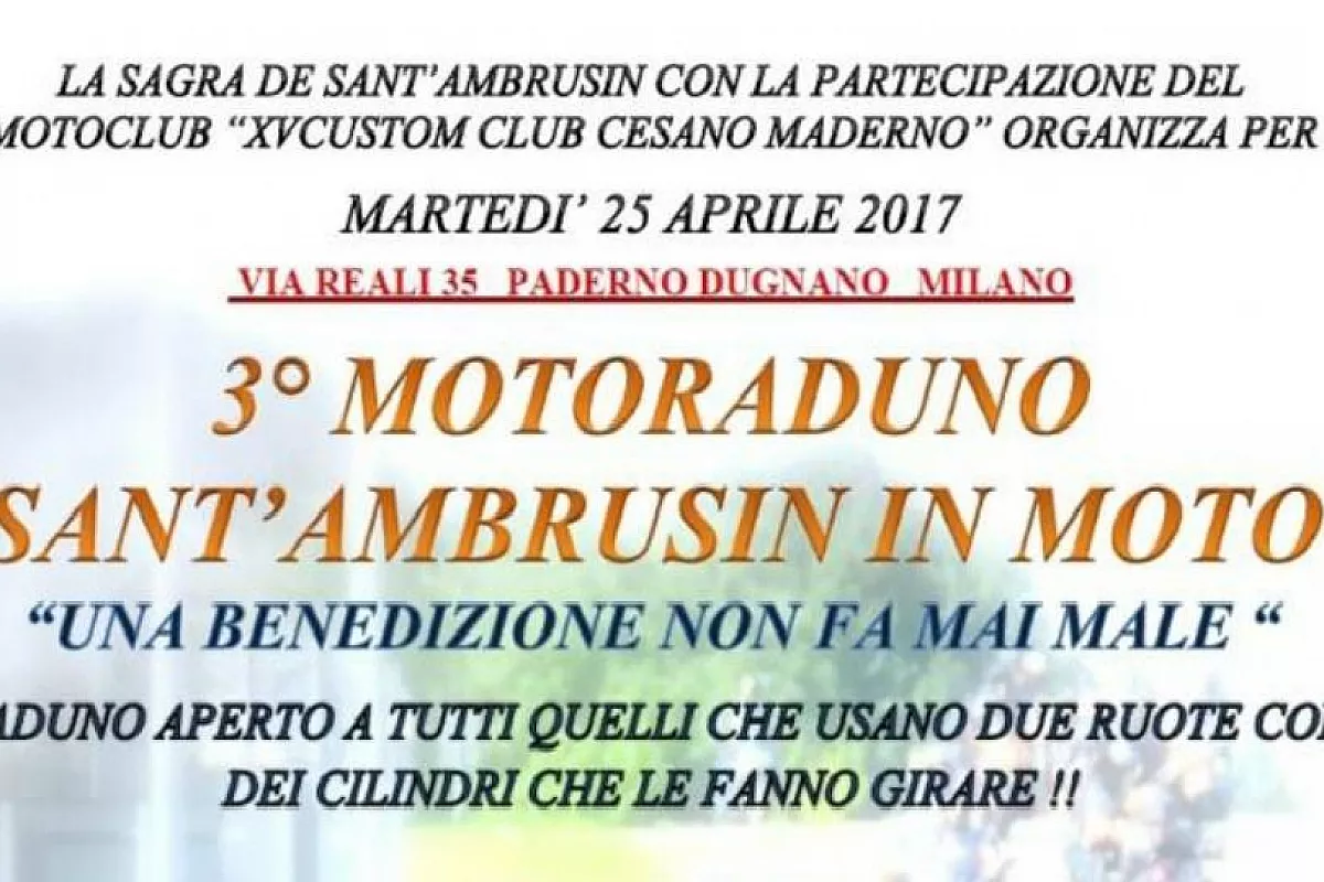 3° Motoraduno Sant'Ambrusin in moto