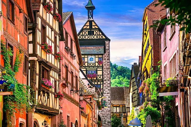 Riquewihr, il piccolo villaggio alsaziano dai mille colori