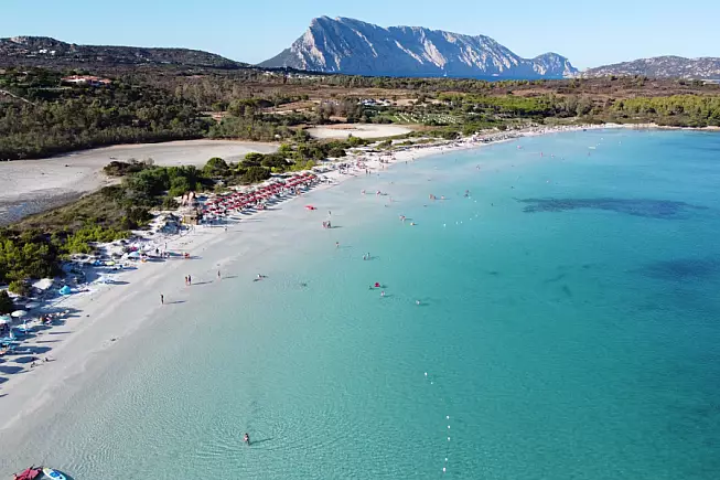 Cala Brandinchi, una delle spiagge di San Teodoro. 
