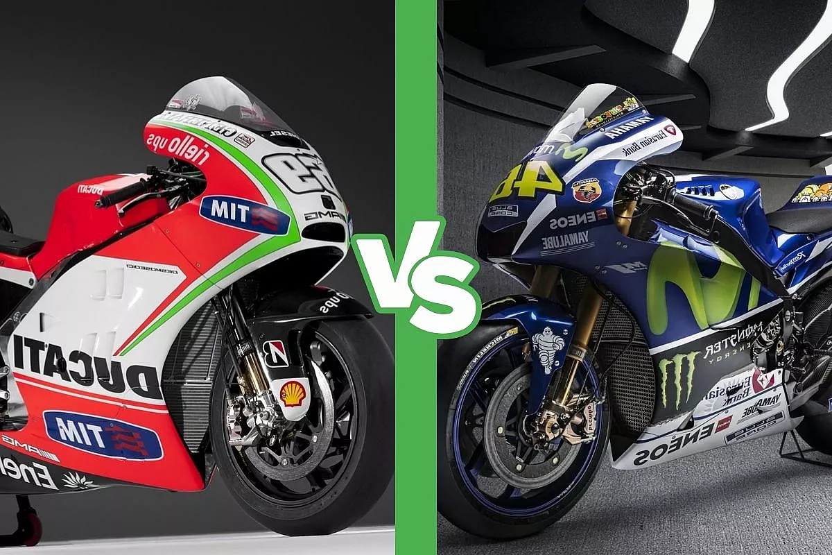 Ducati GP12 Yamaha YZR-M1