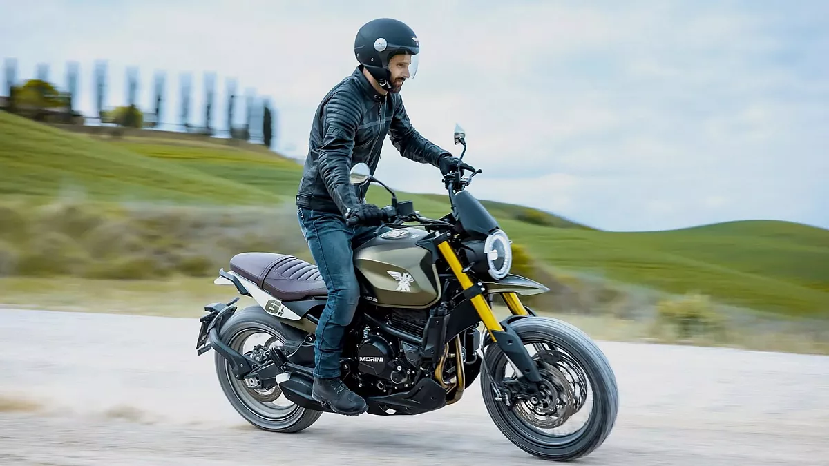 Moto Morini Seiemmezzo SCR Navy Green