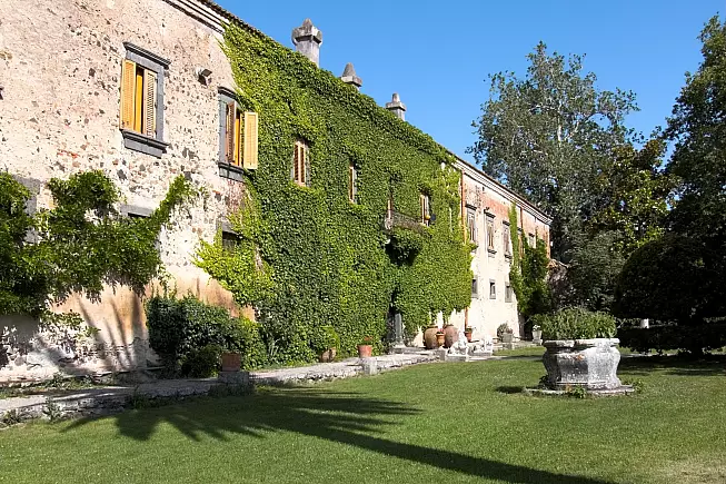 Il Castello Nelson a Bronte. 