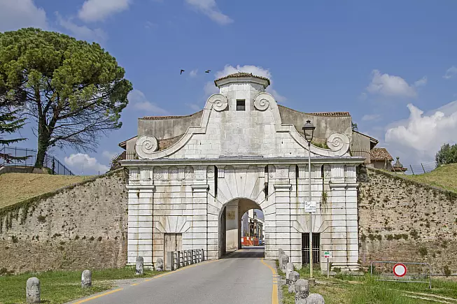 La porta d'ingresso della città di Palmanova. 