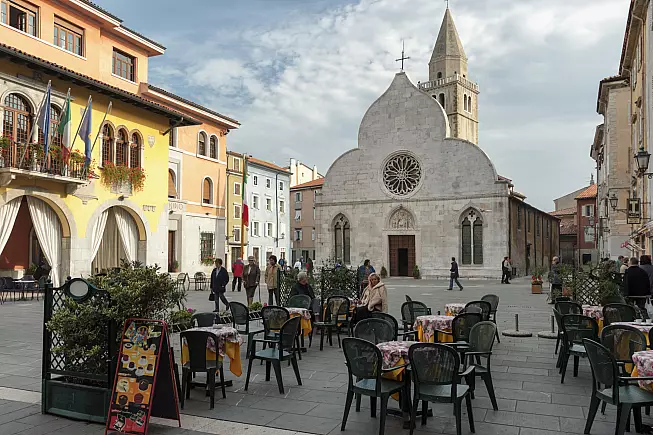il centro storico di Muggia. 