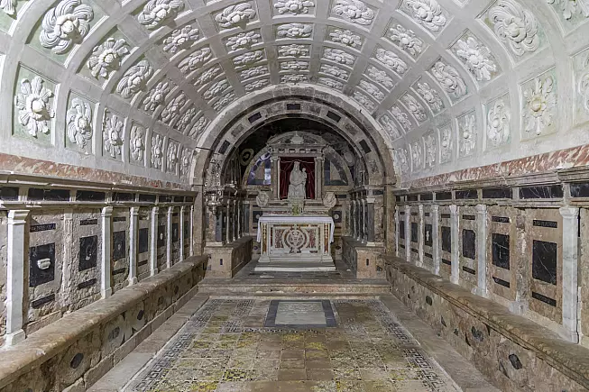 Interni della Cattedrale di Santa Maria. 