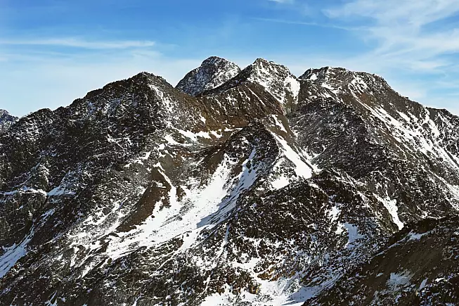 La maestosità delle Alpi in Val Senales. 