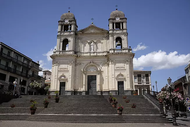 La Chiesa Madre di Zafferana Etnea. 