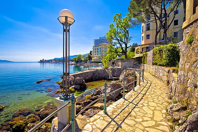Il Lungomare di Abbazia. 