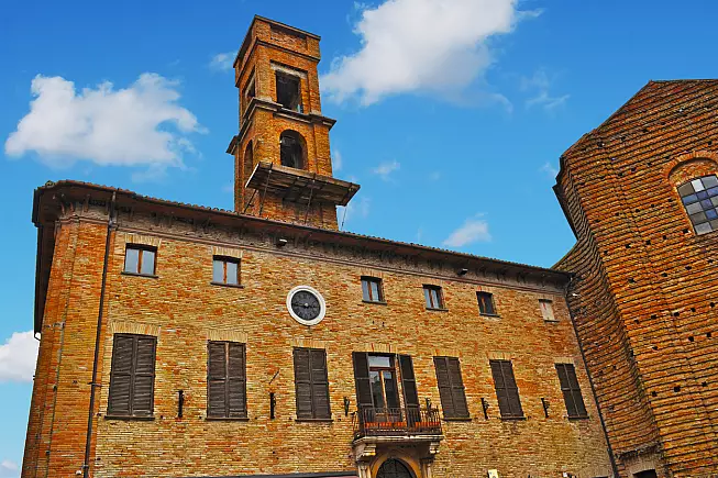 La Chiesa di San Francesco, a Mondavio. 