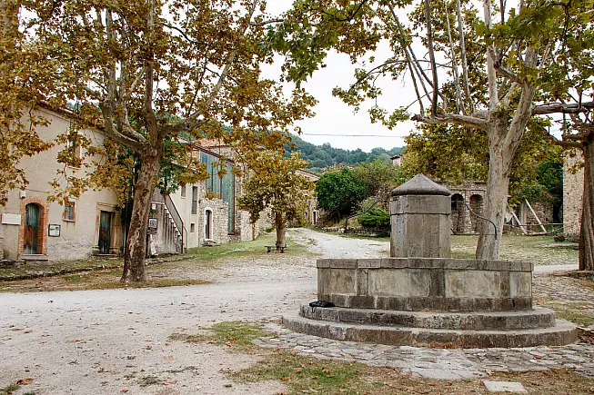Il centro abbandonato di Roscigno Vecchio. 
