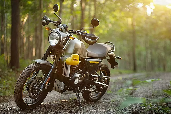 Royal Enfield Scram 411 Graphite Yellow