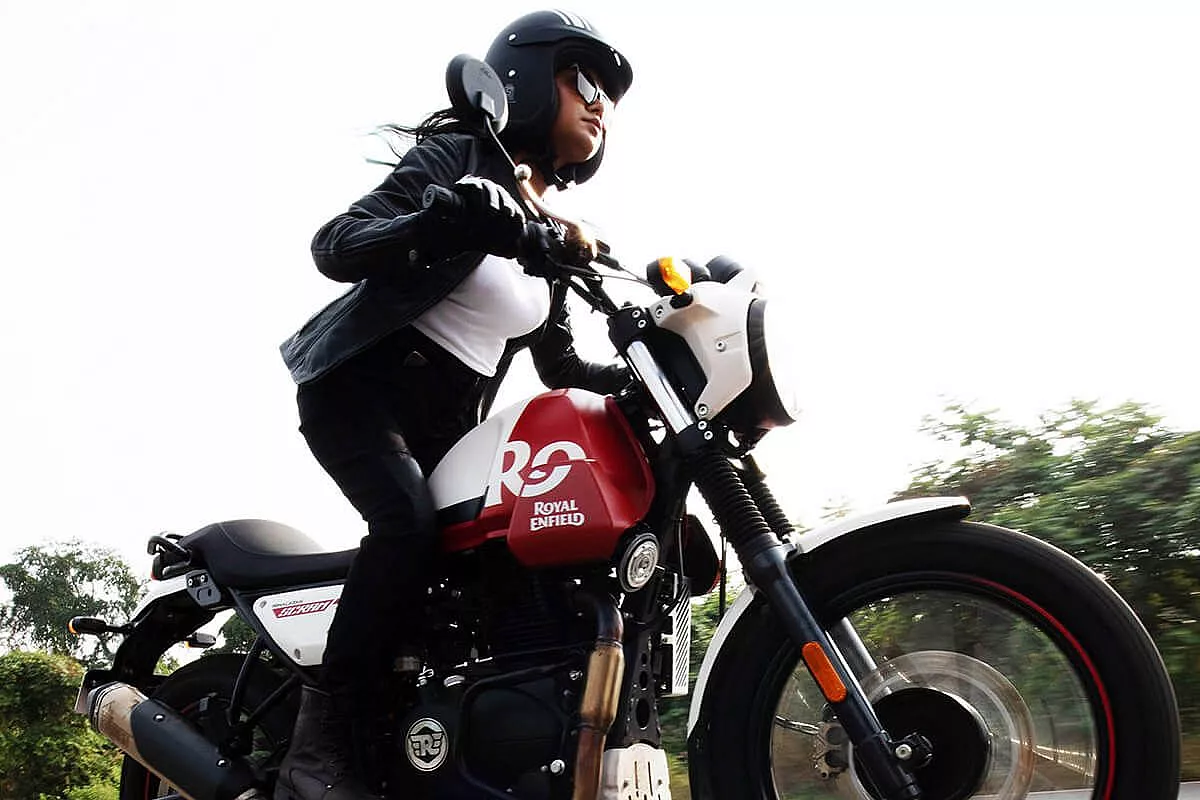 Royal Enfield Scram 411 White Flame