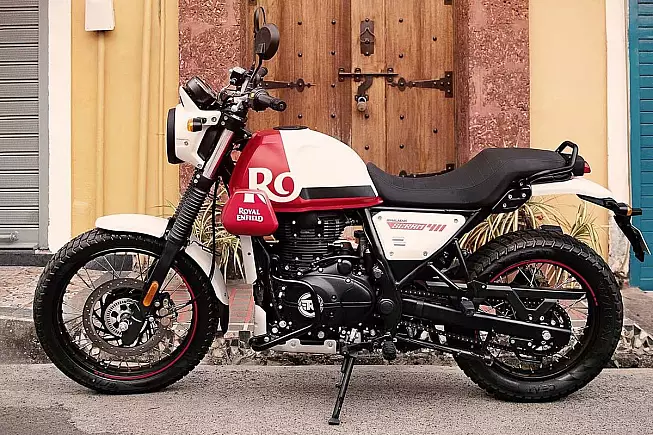 Royal Enfield Scram 411 White Flame