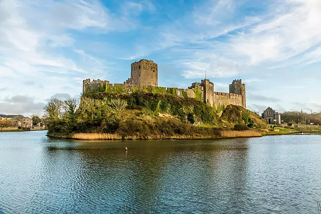 Il Castello Normanno di Pembroke.