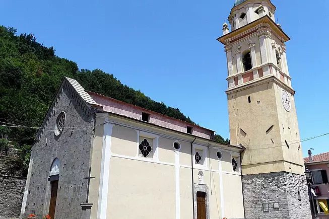 Pignone, Liguria. Pieve o Chiesa di Santa Maria Assunta. Wikipedia