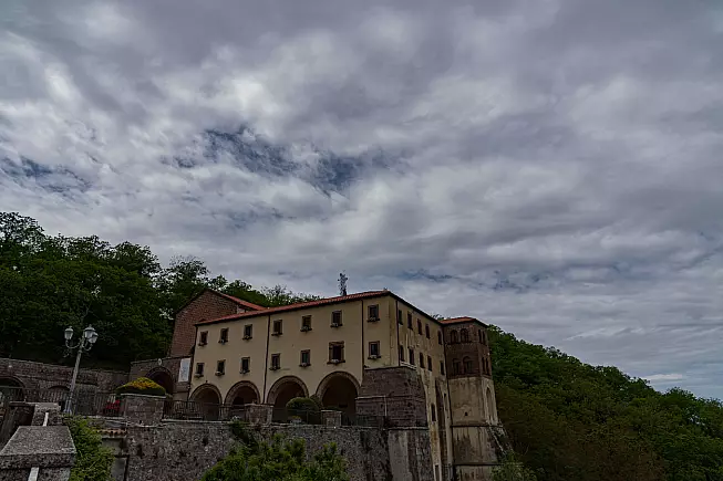Roccamonfina, il Santuario della Madonna dei Lattani. 