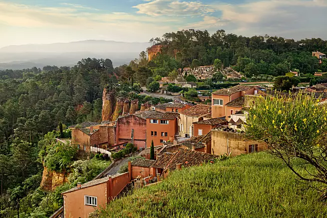 Roussillon, nel Parco Naturale del Luberon.