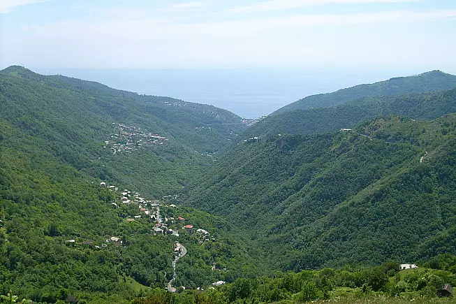 Il panorama di Sori, Genova, Liguria