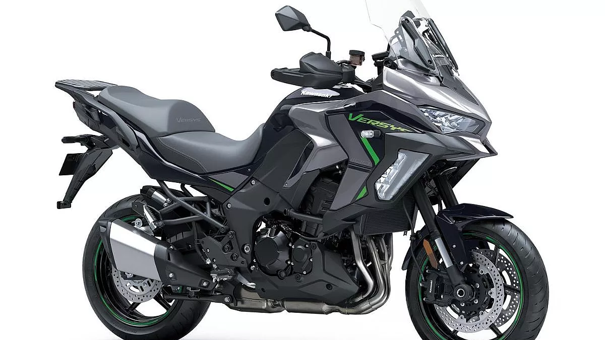 Kawasaki Versys 1100 S (MY 2025) Metallic Graphite Gray e Metallic Diablo Black