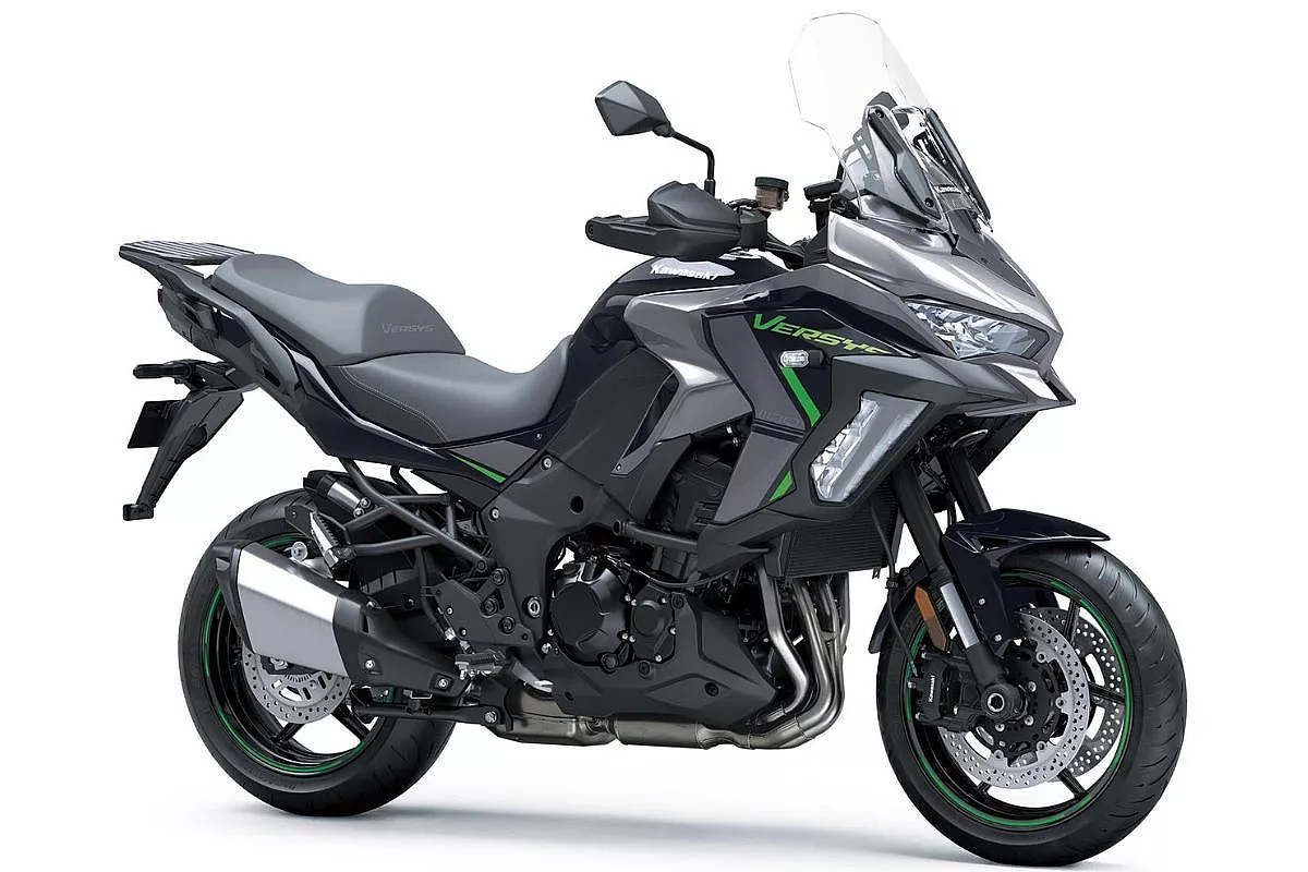 Kawasaki Versys 1100 S (MY 2025) Metallic Graphite Gray e Metallic Diablo Black
