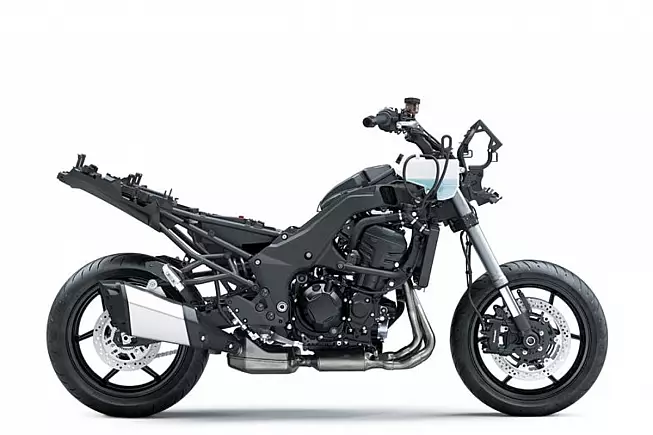 Lo scheletro della Kawasaki Versys 1100 S MY 2025