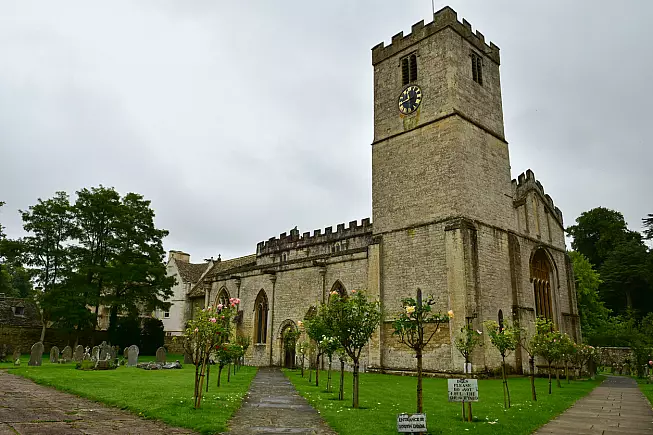 La chiesa anglicana di Santa Maria a Bibury. 