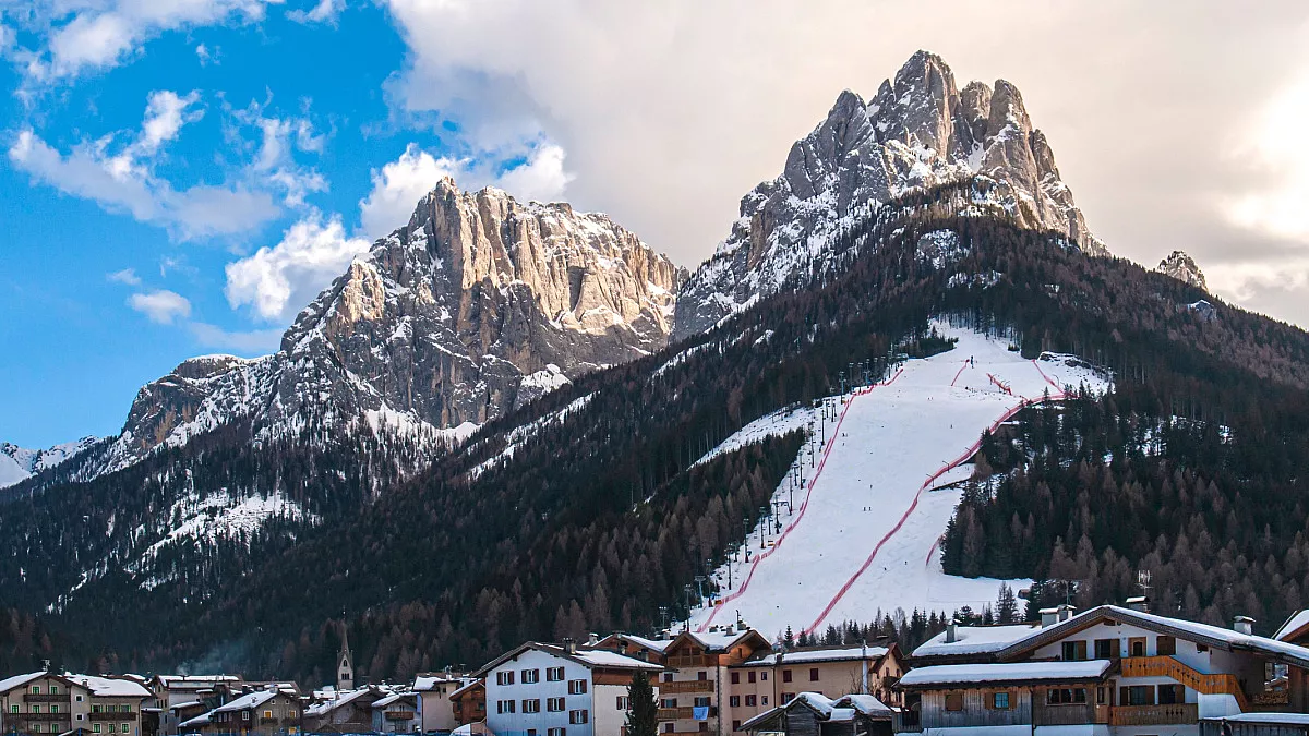 Le Dolomiti a Pozza di Fassa