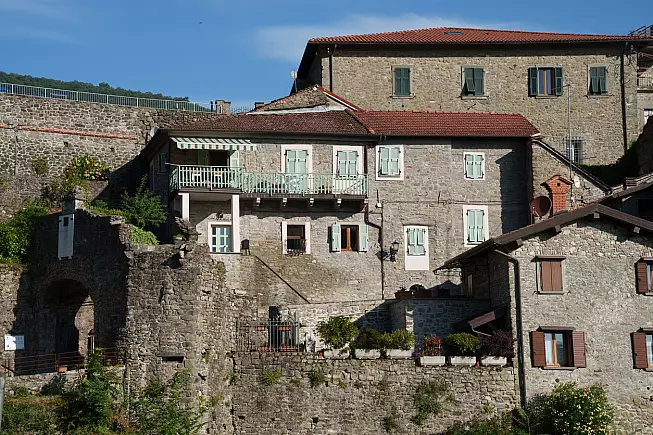 Scorcio del paese di Mulazzo. 