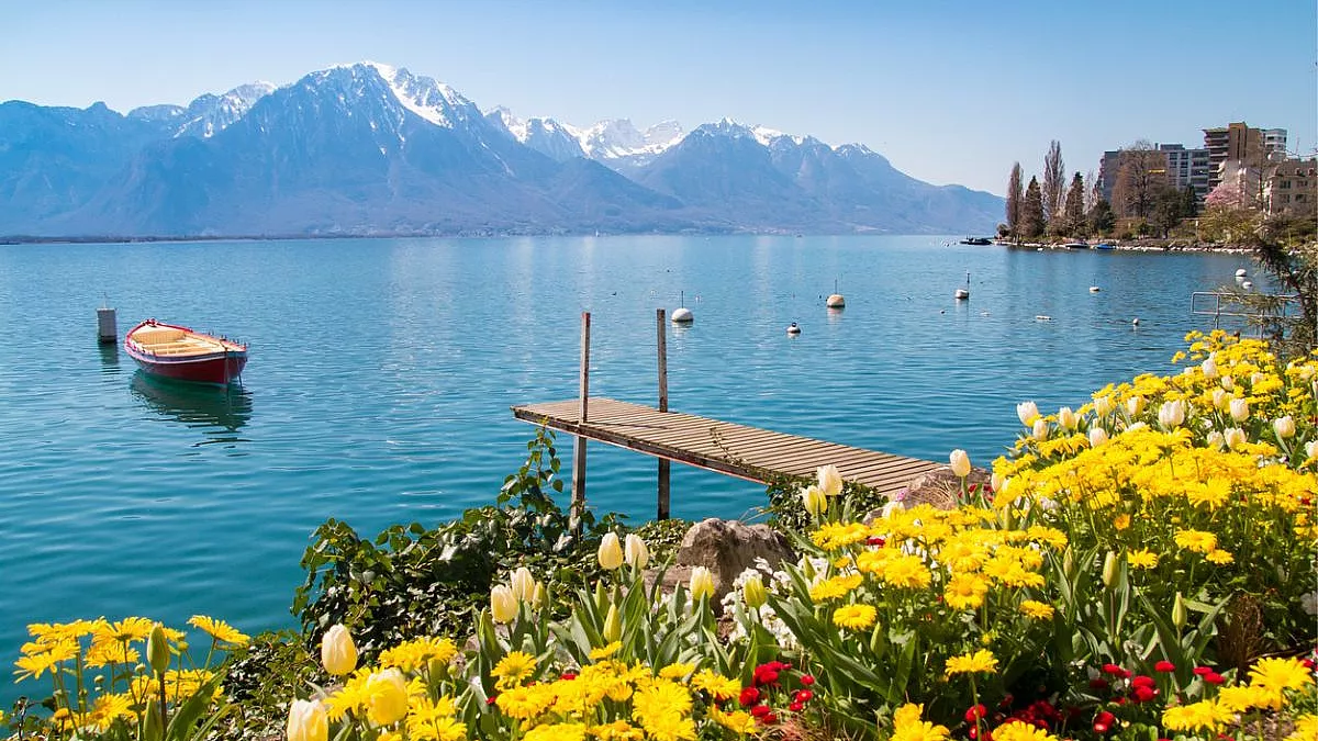 Riviera del Lago di Ginevra, Montreux, Svizzera