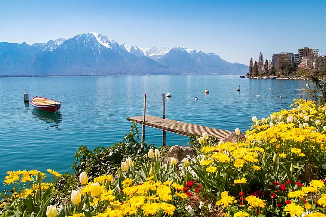 Riviera del Lago di Ginevra, Montreux, Svizzera