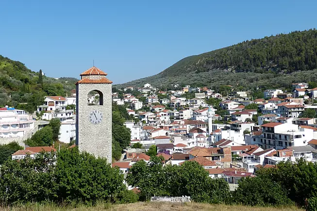 Torre dell'Orologio di Ulcinj, chiamat anche Sahat kula, Montenegro