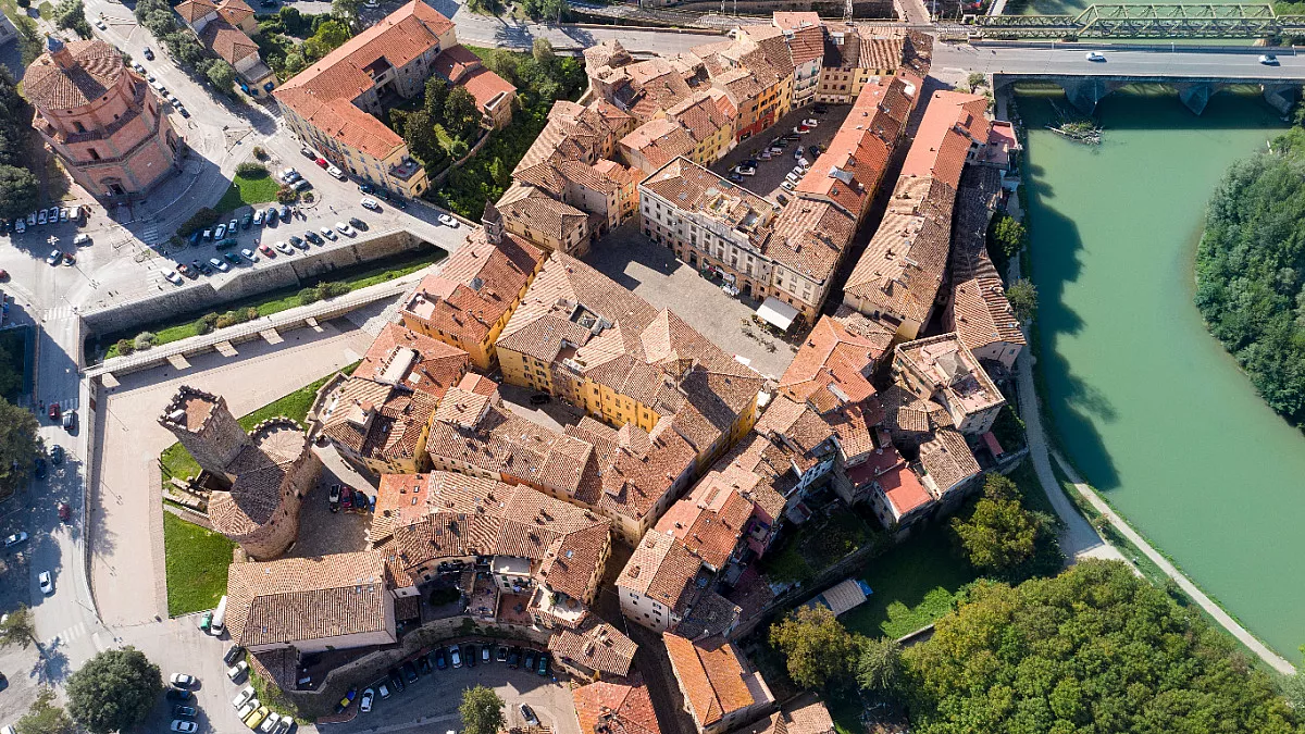Umbertide, vista aerea