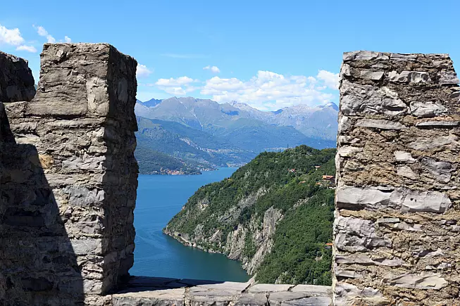 Vista sul Lago di Como. 