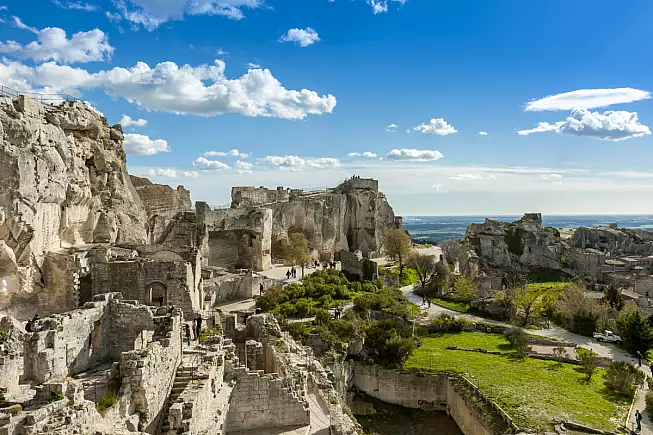 Castello di Les Baux-de-Provence, Provenza, Francia