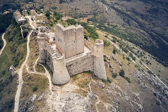 Castello di Rocca Calascio, vista dall'alto