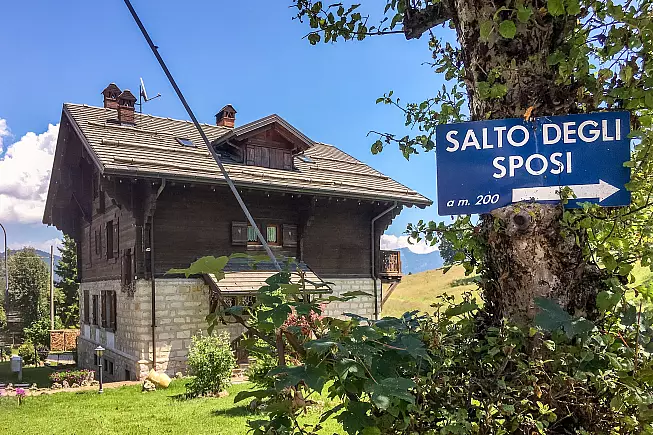 Alla scoperta del "salto degli sposi" sulla Presolana. 