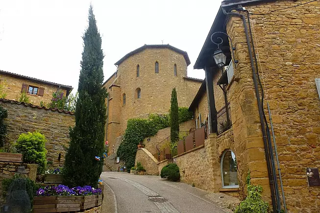 Chiesa di Saint-Mathieu di Oingt, Francia. Martpan, Wikimedia
