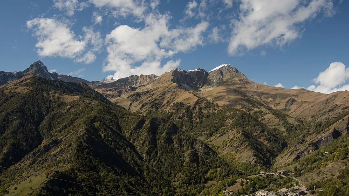 Colle di Sampeyre, vista su Elva