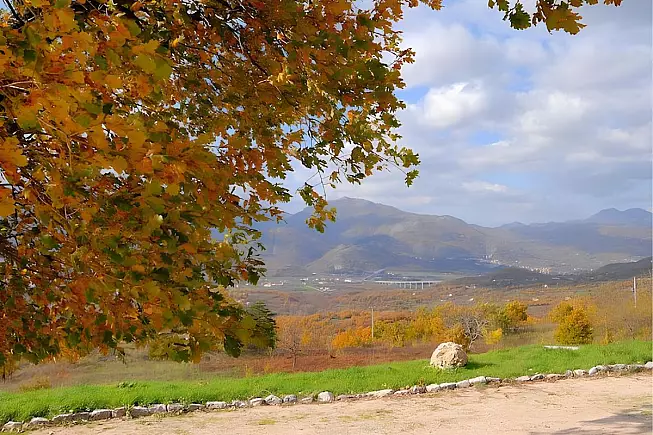 Monti Picentini, strade autunnali di Avellino