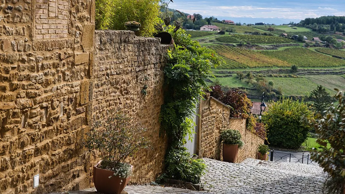 Oingt, Beaujolais, Francia