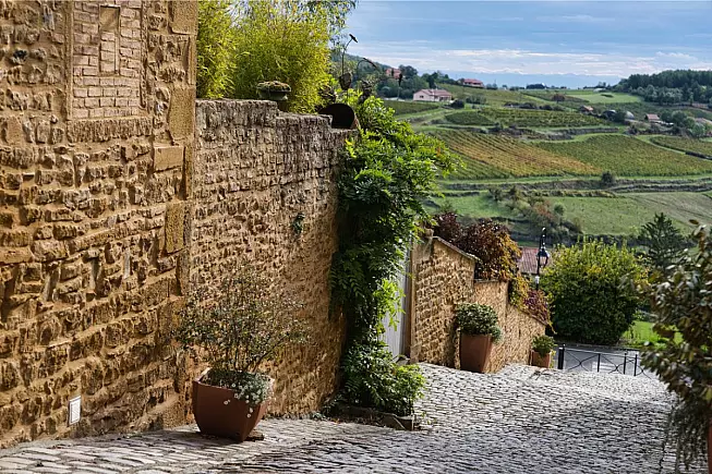 Oingt, Beaujolais, Francia
