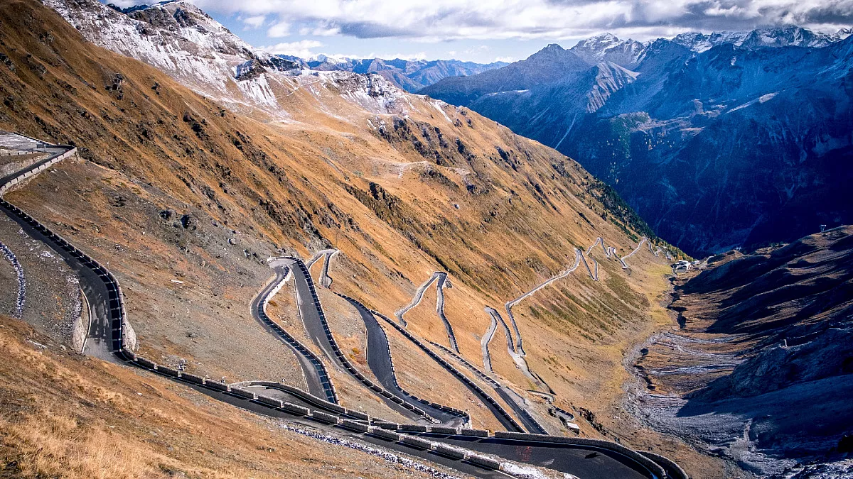 Passo dello Stelvio, in autunno