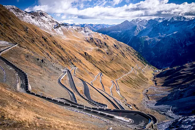 Passo dello Stelvio, in autunno