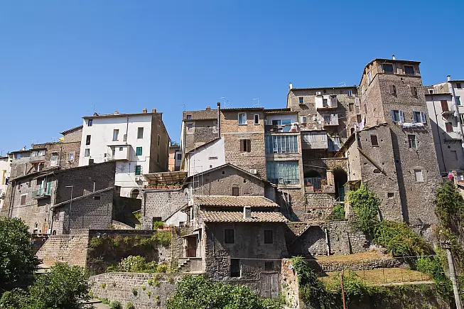 Vista panoramica su Ronciglione. 
