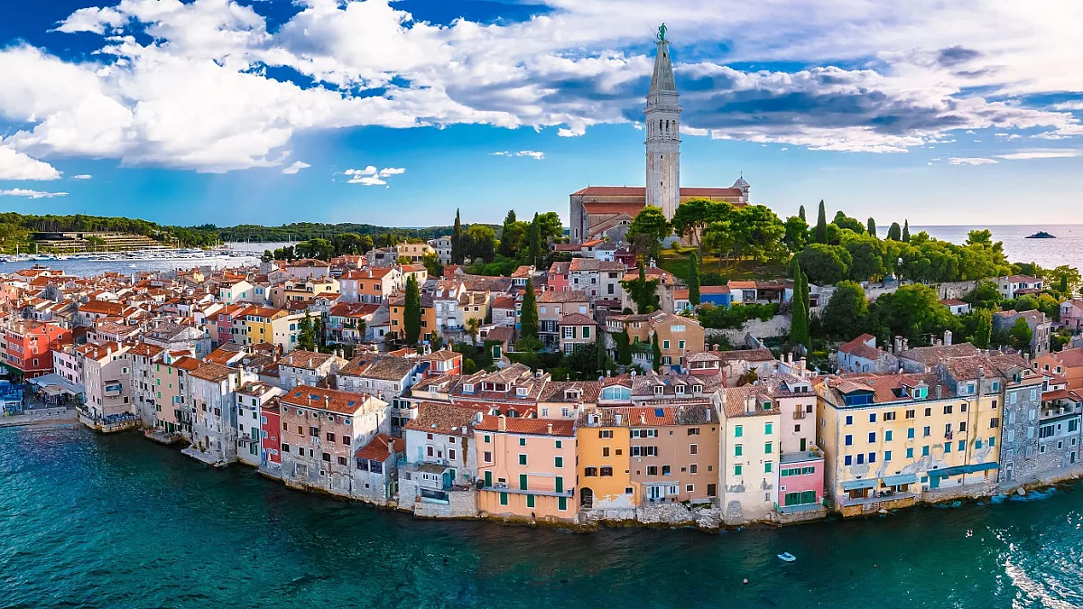 La città di Rovigno, una delle più interessanti mete di Istria e Dalmazia