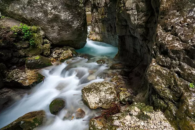 Serrai di Sottoguda, sotto la Marmolada