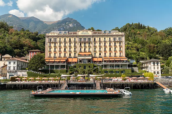 Anche questo, un pezzo di storia: il Grand Hotel Tremezzo. 