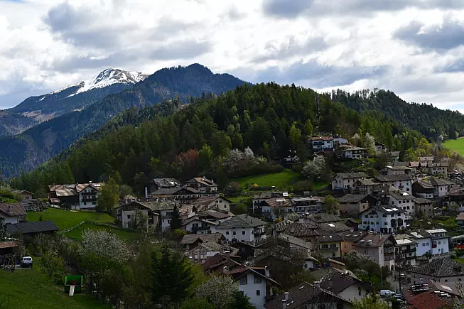 Trodena, panorama. Trentino Alto Adige