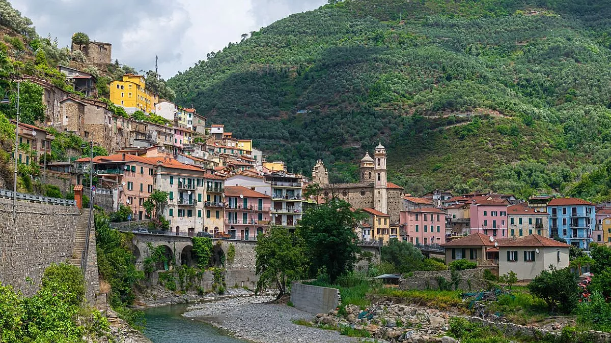 Badalucco, Valle Argentina, Liguria. iStock-1351005359