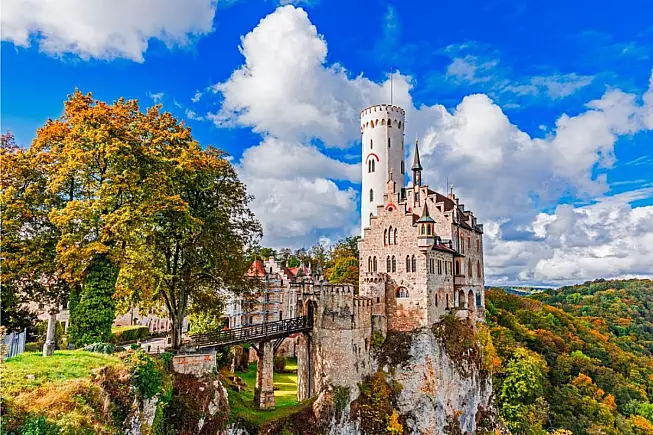 Castello di Lichtenstein. Baden-Wurttemberg, Germania